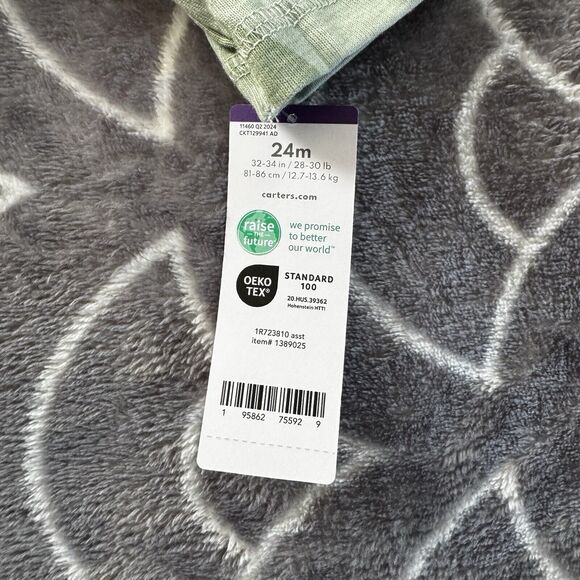 Baby Girl Multicolor Crew Neck Short/Long Sleeve Button Up Bundle Tops Sz 12M-2T - Picture 12 of 16